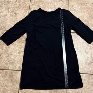 Old Navy Black 3/4 Sleeve Dress
